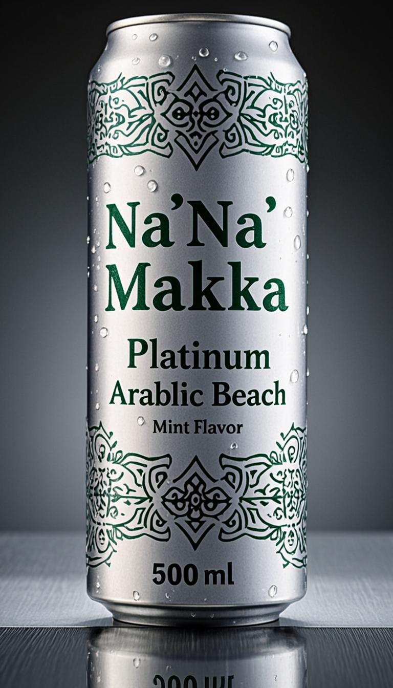 Na'Na' Makka Tall Can Platinum Arabesque