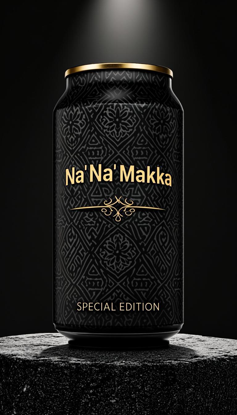 Na'Na' Makka Black Onyx Arabesque Can