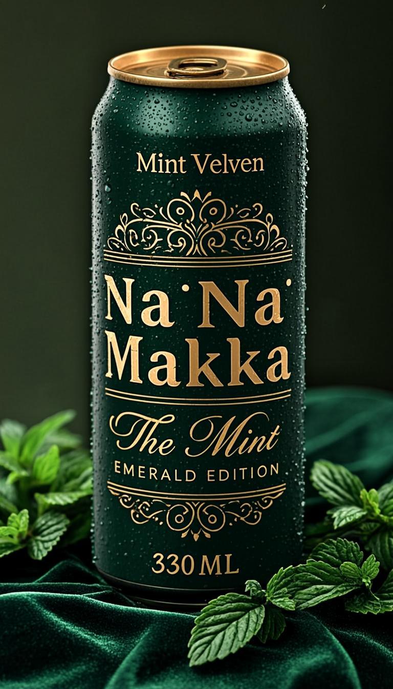 Na'Na' Makka Mint Velvet Emerald Can